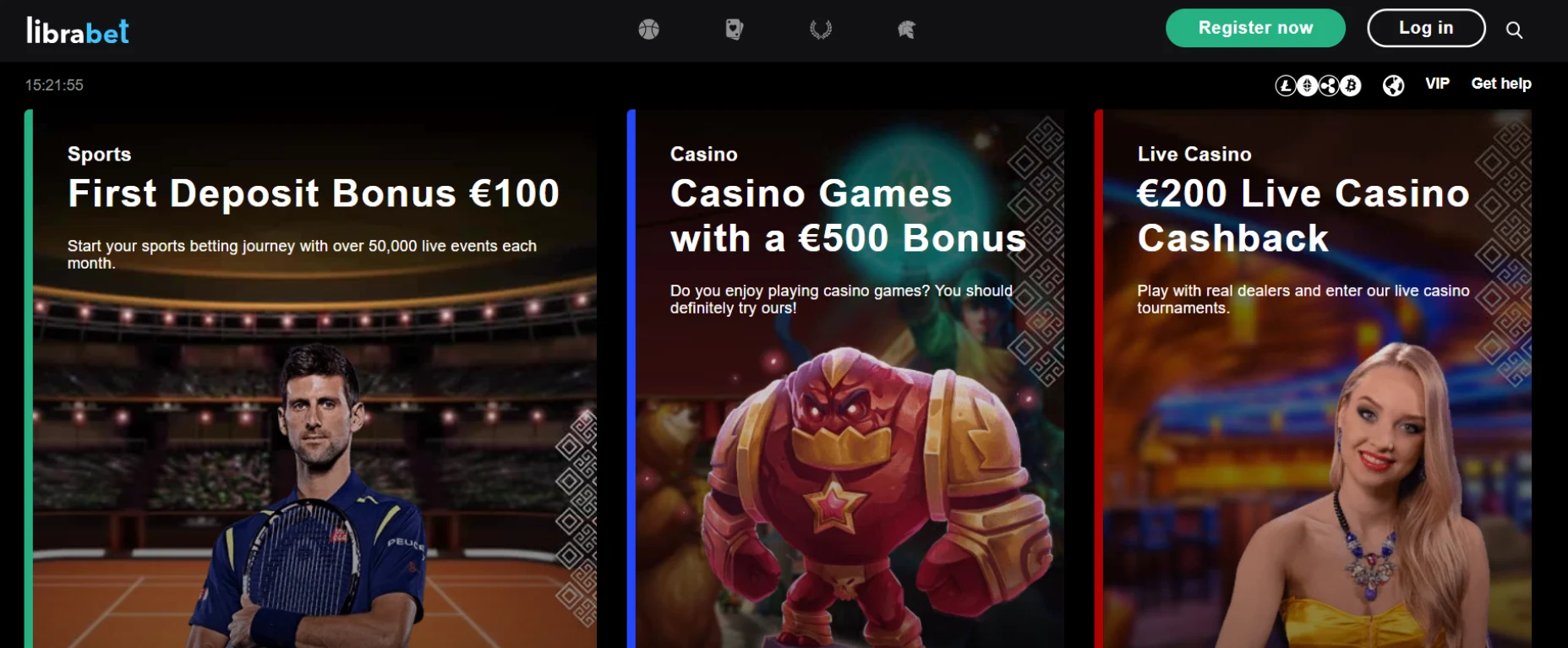 Librabet Casino Screen